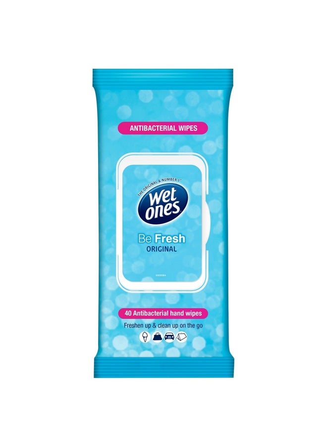 Wet Ones - Wipes, Be Fresh On The Go, Original, 40 Wipes With Lid For Freshness, 1 Pack - Image 1