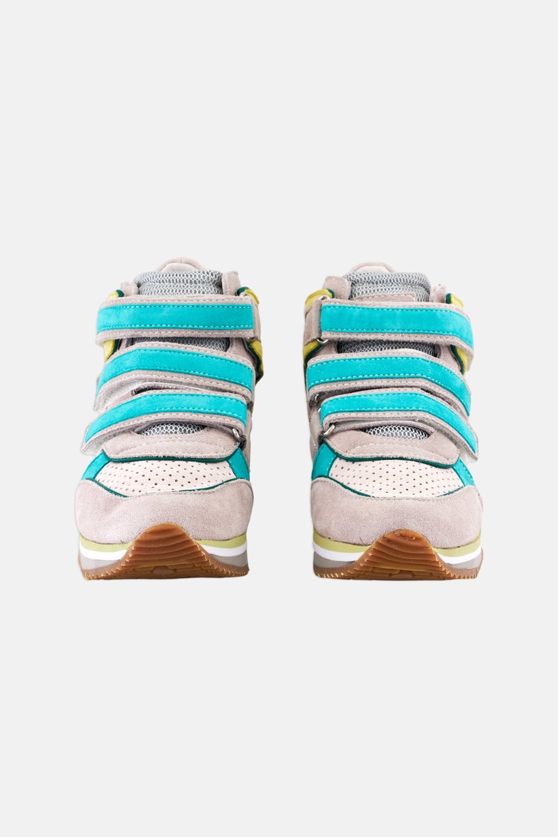 GEOX Women Thrill Velcro Closure Casual Shoes, Grey - Image 3