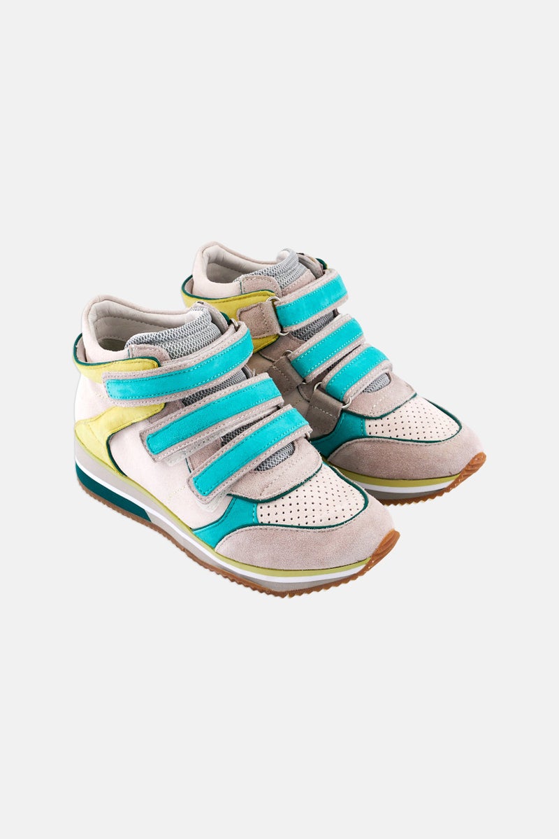 GEOX Women Thrill Velcro Closure Casual Shoes, Grey - Image 1