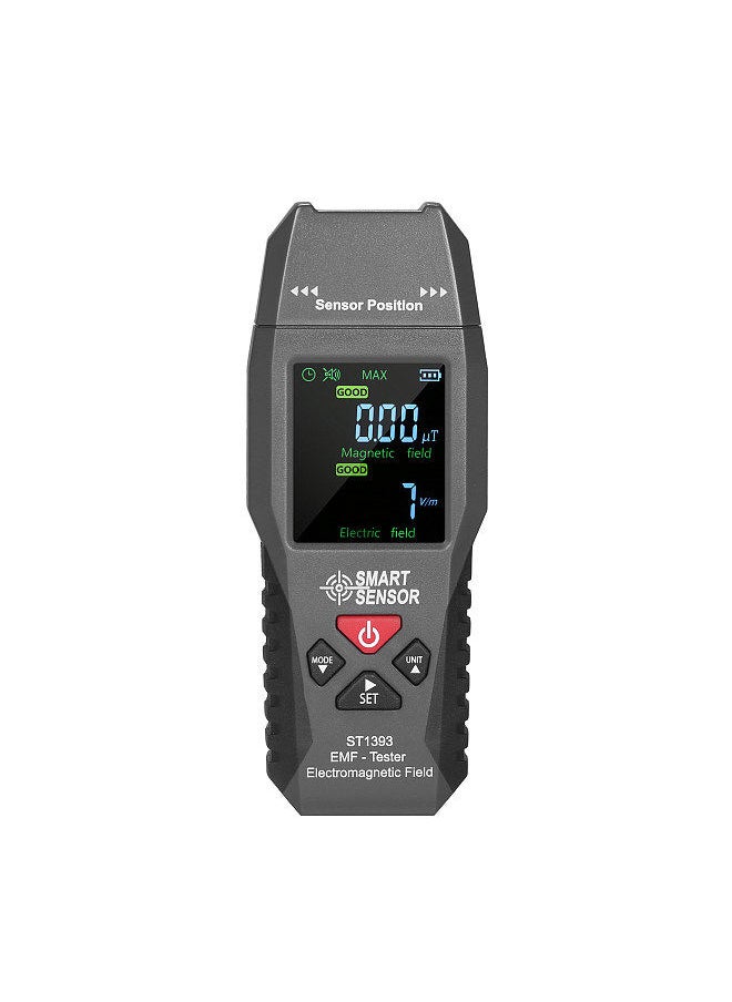 SMART SENSOR - SMART SENSOR ST1393 EMF Meter Electromagnetic Field EMF Detector  Handheld Mini Digital LCD Electromagnetic Field Radiation Tester - Image 1