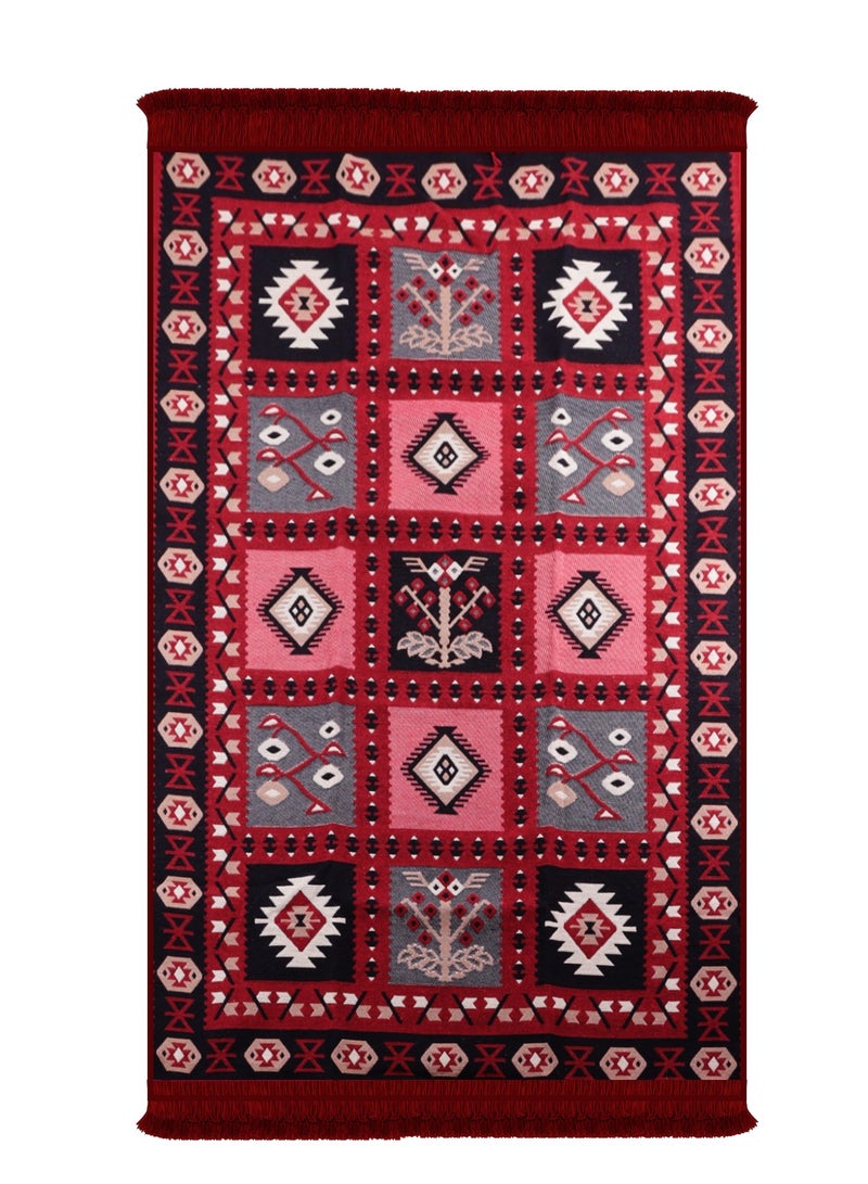 بيج هوم سجادة قابلة للعكس للاستخدام الداخلي والخارجي من **BiggHome SA1619B**، بحجم **47.25 × 70.85 بوصة** - Image 2