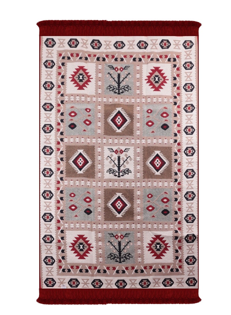 بيج هوم سجادة قابلة للعكس للاستخدام الداخلي والخارجي من **BiggHome SA1619B**، بحجم **47.25 × 70.85 بوصة** - Image 3