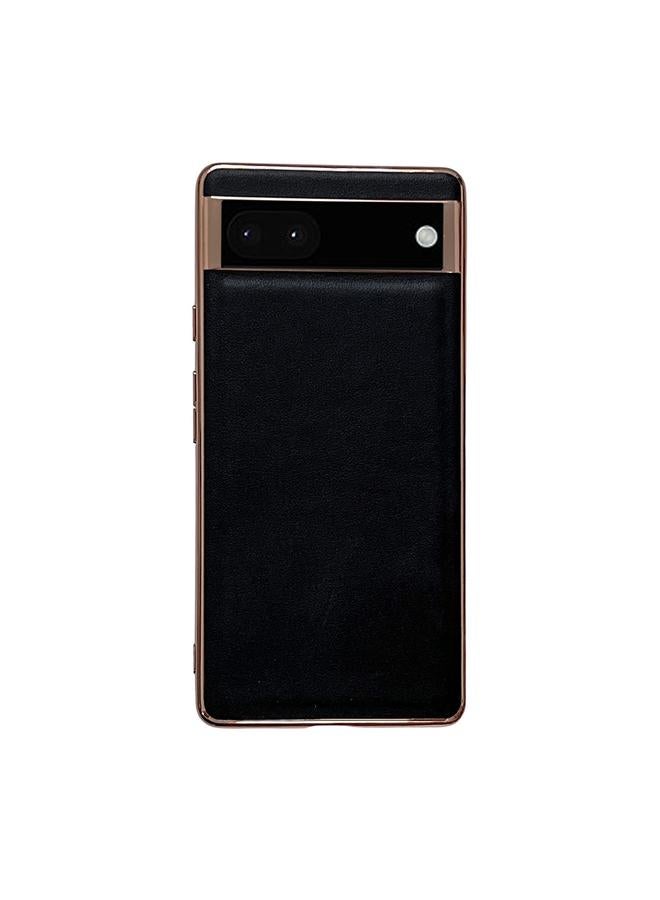 اس-توب جراب لهاتف Google Pixel 6 Pro مصنوع من الجلد الطبيعي من سلسلة Xiaoya مع طلاء نانو كهربائي - Image 1