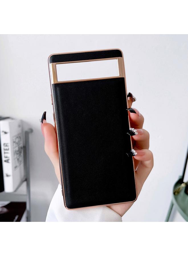 اس-توب جراب لهاتف Google Pixel 6 Pro مصنوع من الجلد الطبيعي من سلسلة Xiaoya مع طلاء نانو كهربائي - Image 2