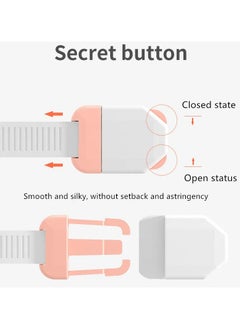 Pikkaboo Pikkaboo Baby Guard Ultimate Safety Lock - 4Pcs Peach  - Image 4
