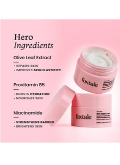 foxtale Foxtale Intense Hydrating Winter Moisturising Cream | Olive Leaf Extract, Provitamin B5 and Niacinamide | Repairs Skin Barrier | For Glowing Skin | All Skin Type | 50 g  - Image 3