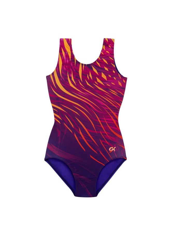 GK Girls Gymnastics Leotards Dance Ballet Apparel One Piece (CL, Sassy Safari) - Image 1