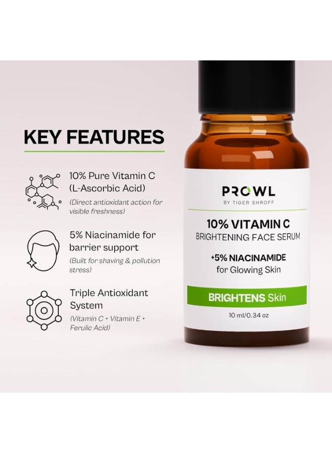 PROWL by Tiger Shroff 10% Vitamin C brightening Serum 10ml - Image 4