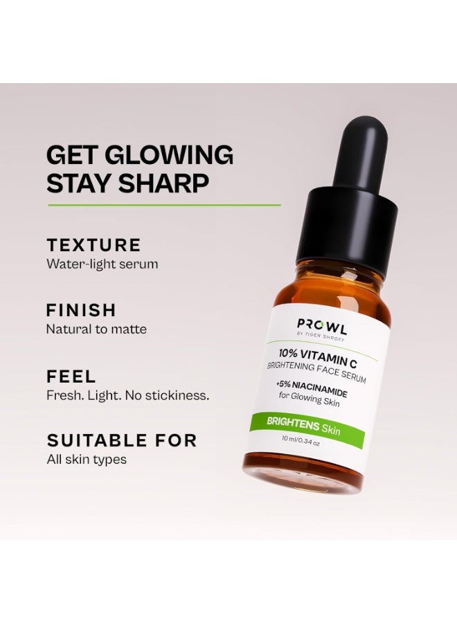 PROWL by Tiger Shroff 10% Vitamin C brightening Serum 10ml - Image 3