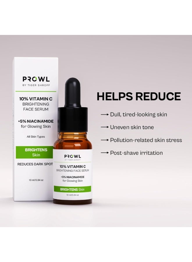 PROWL by Tiger Shroff 10% Vitamin C brightening Serum 10ml - Image 2