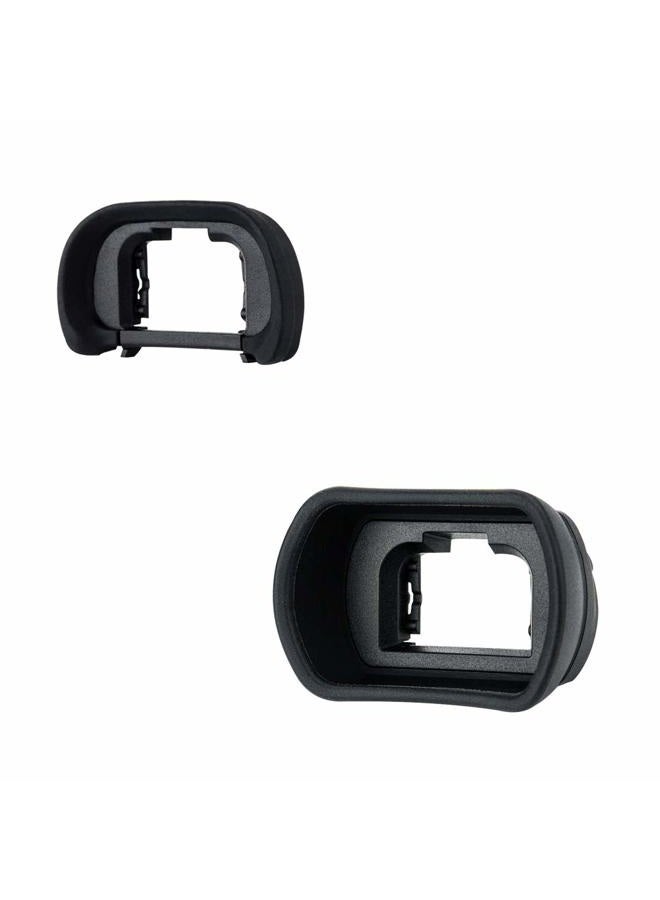 JJC 2 Packs Eyecup Eyepiece Eyeshade for Sony a7III a7II a7 a7R IV a7R II a7R III a7S II a9 a58 a99 II Viewfinder Replaces Sony FDA-EP18 FDA-EP16 FDA-EP15 Eye Cup - Image 1