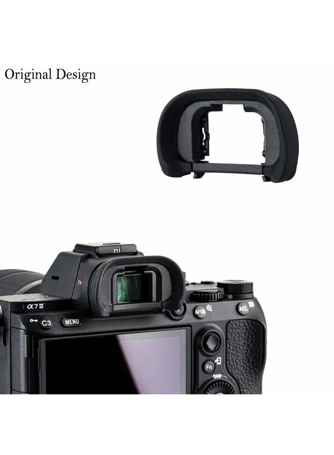 JJC 2 Packs Eyecup Eyepiece Eyeshade for Sony a7III a7II a7 a7R IV a7R II a7R III a7S II a9 a58 a99 II Viewfinder Replaces Sony FDA-EP18 FDA-EP16 FDA-EP15 Eye Cup - Image 3
