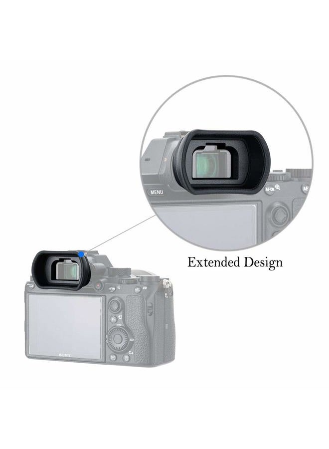 JJC 2 Packs Eyecup Eyepiece Eyeshade for Sony a7III a7II a7 a7R IV a7R II a7R III a7S II a9 a58 a99 II Viewfinder Replaces Sony FDA-EP18 FDA-EP16 FDA-EP15 Eye Cup - Image 5