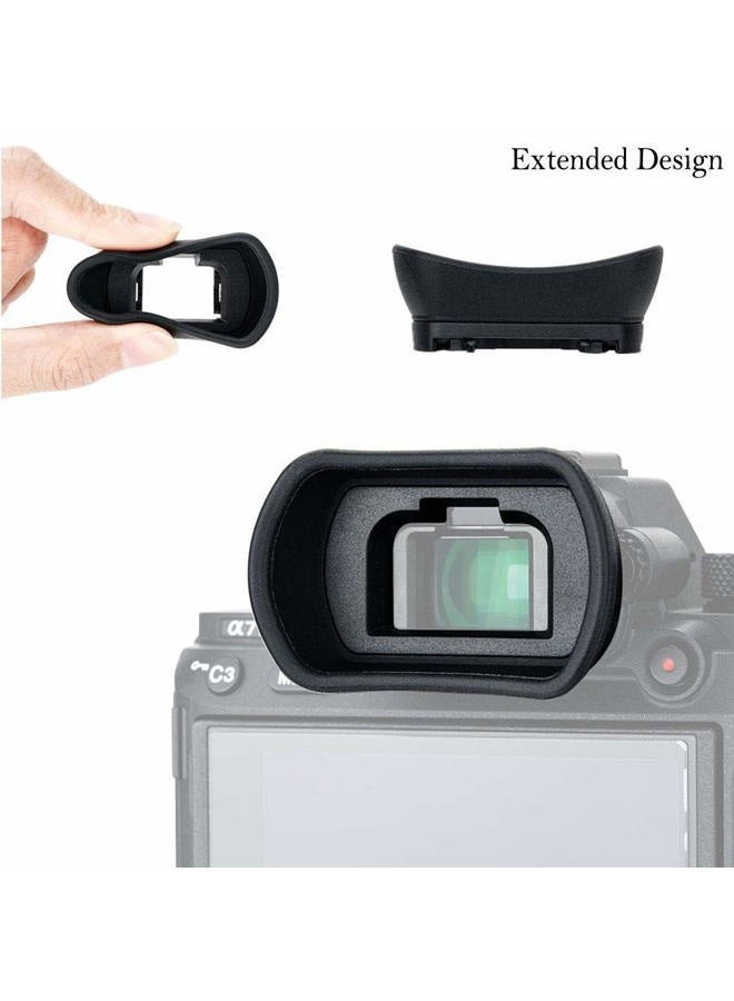 JJC 2 Packs Eyecup Eyepiece Eyeshade for Sony a7III a7II a7 a7R IV a7R II a7R III a7S II a9 a58 a99 II Viewfinder Replaces Sony FDA-EP18 FDA-EP16 FDA-EP15 Eye Cup - Image 4