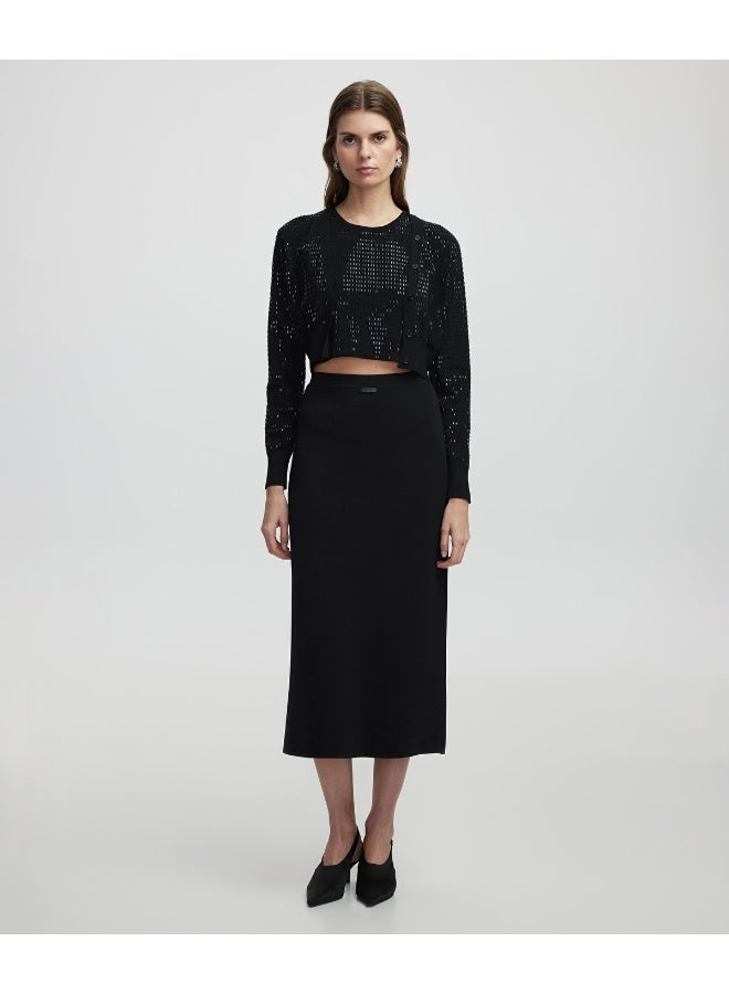 Ipekyol Crop Cardigan With Rhinestones  - Image 1