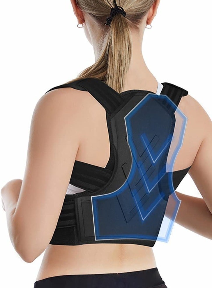 Posture Corrector for Men Women Back Brace Adjustable Straps Shoulder Support Trainer - Image 2