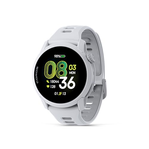 COROS PACE 4 Ultralight Sport GPS Watch, 1.2" AMOLED Touchscreen,19 Days of Daily use, Voice Features, Advanced Training Tools, Accurate GPS, Heart Rate Monitor, Run (White Silicone) - Image 1