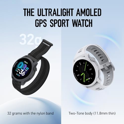 COROS PACE 4 Ultralight Sport GPS Watch, 1.2" AMOLED Touchscreen,19 Days of Daily use, Voice Features, Advanced Training Tools, Accurate GPS, Heart Rate Monitor, Run (White Silicone) - Image 2