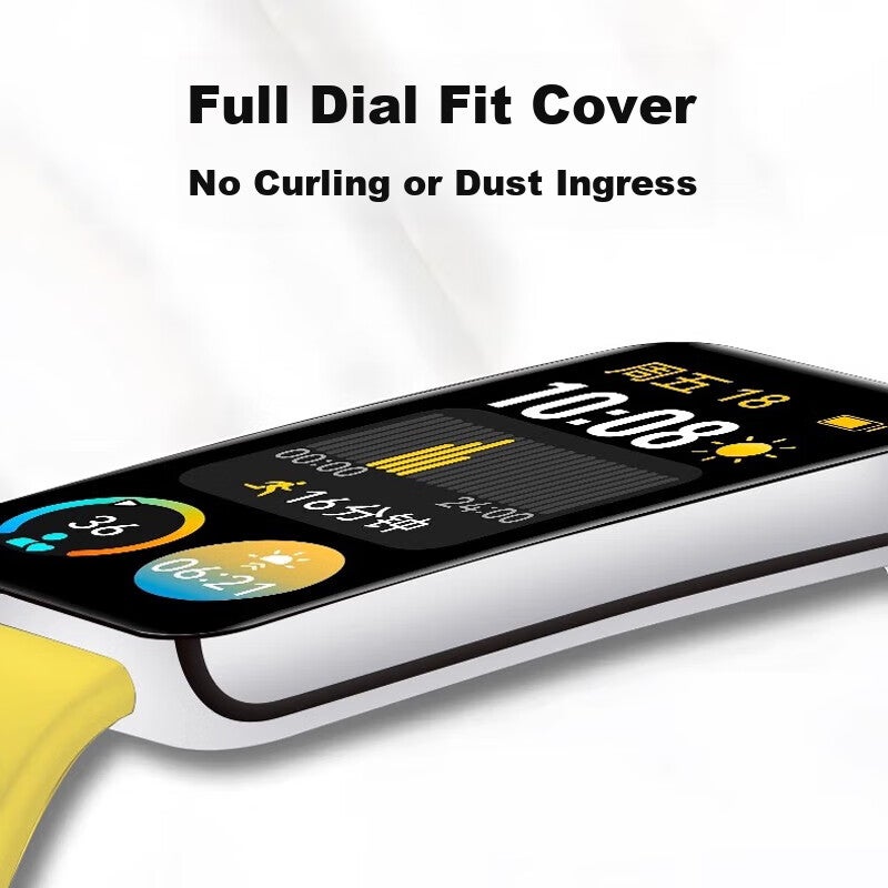 KOVOL [2-Pack] Screen Protector for Huawei Band 10/9/8, Composite Film, Non-Tempered Glass Full Coverage Protective Film, Scratch-Resistant, Anti-Fingerprint Wristband Film - Image 2