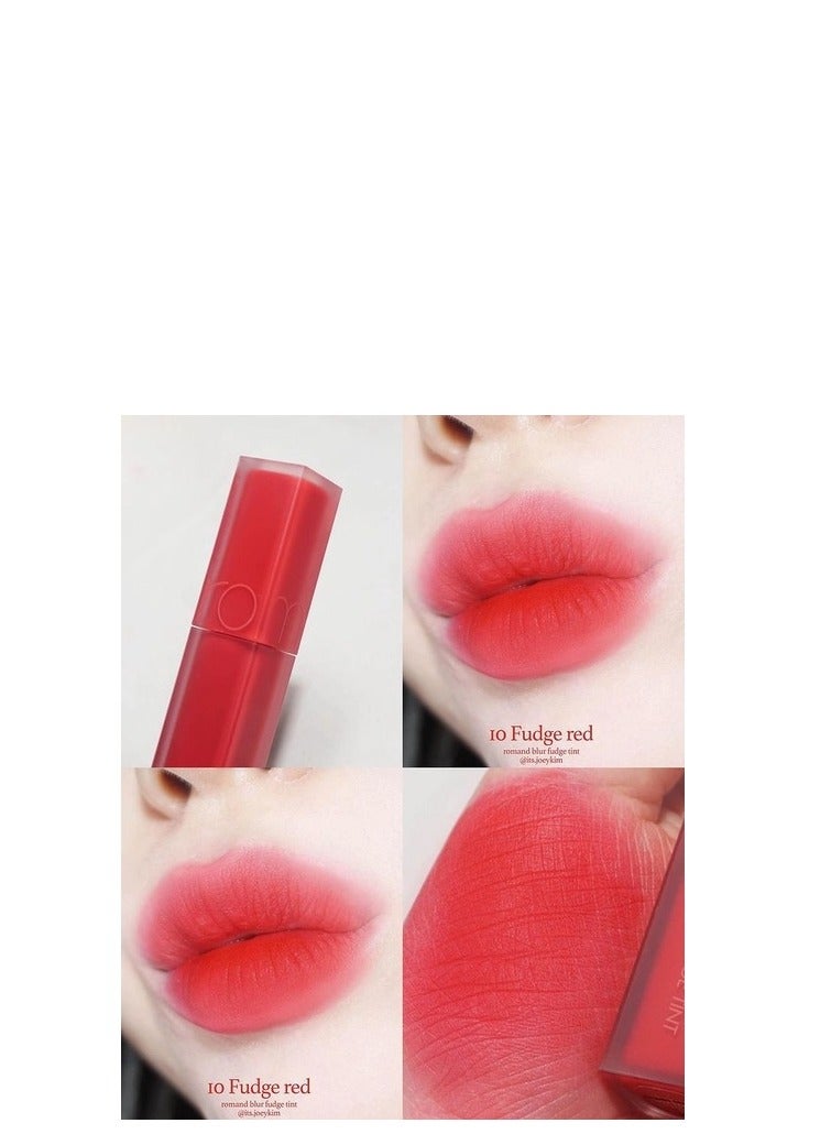 rom&nd Blur Fudge Tint (10 FUDGE RED) 5g - Image 3