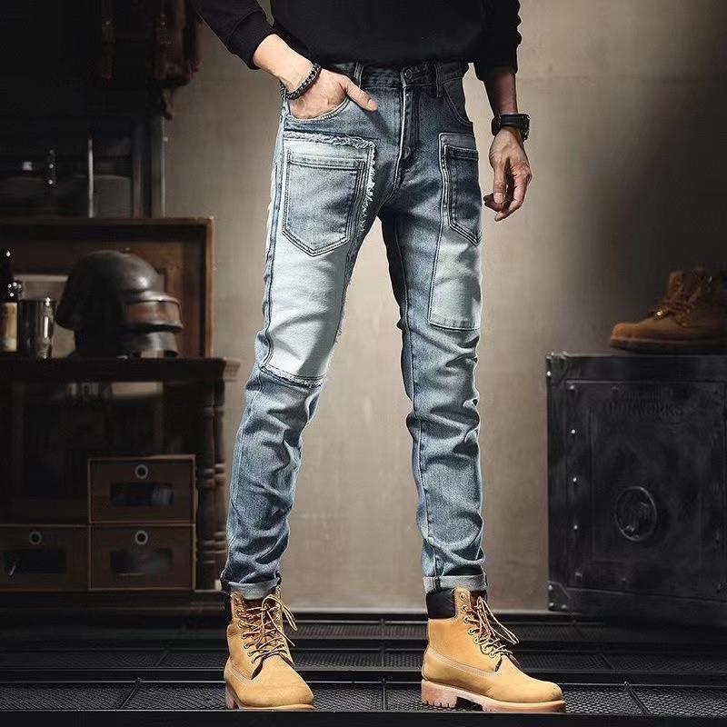 Unisex Classic Denim Jeans Loose Fit Daily Outdoor Wear - Image 3