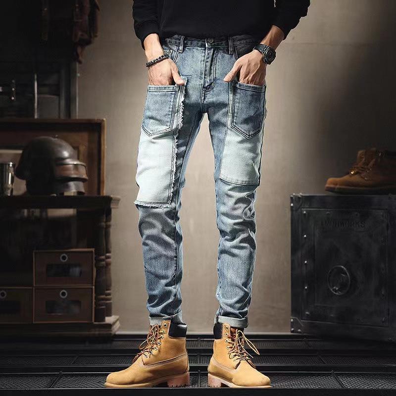 Unisex Classic Denim Jeans Loose Fit Daily Outdoor Wear - Image 5