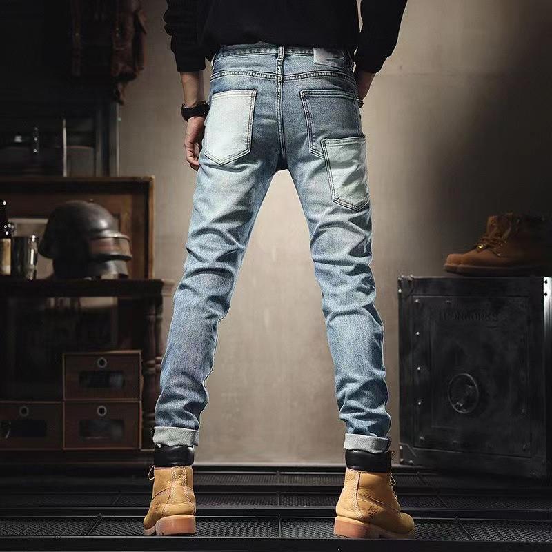 Unisex Classic Denim Jeans Loose Fit Daily Outdoor Wear - Image 4