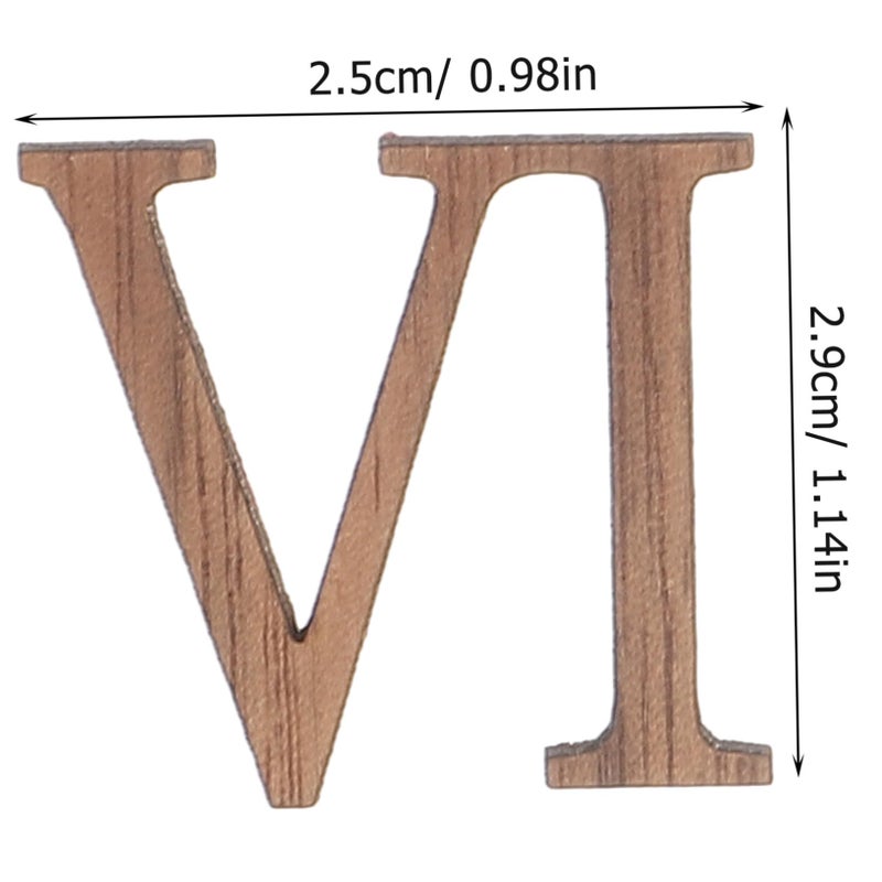 Roman Numerals Clock Numbers Replacement Kit with Dots for DIY Wall Clock Repair Easy Install Home Office - Image 3