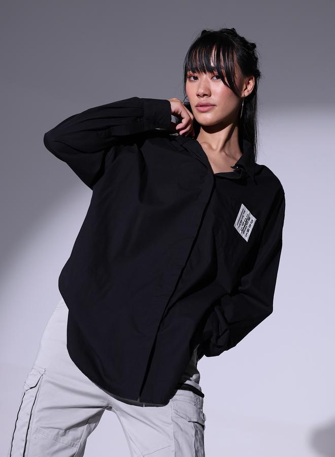 هوبرهولمي قمصان نسائية سوداء - Image 1