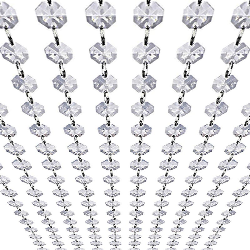 KinHom Crystal Garland Strands Hanging Chandelier Gem Bead Chain