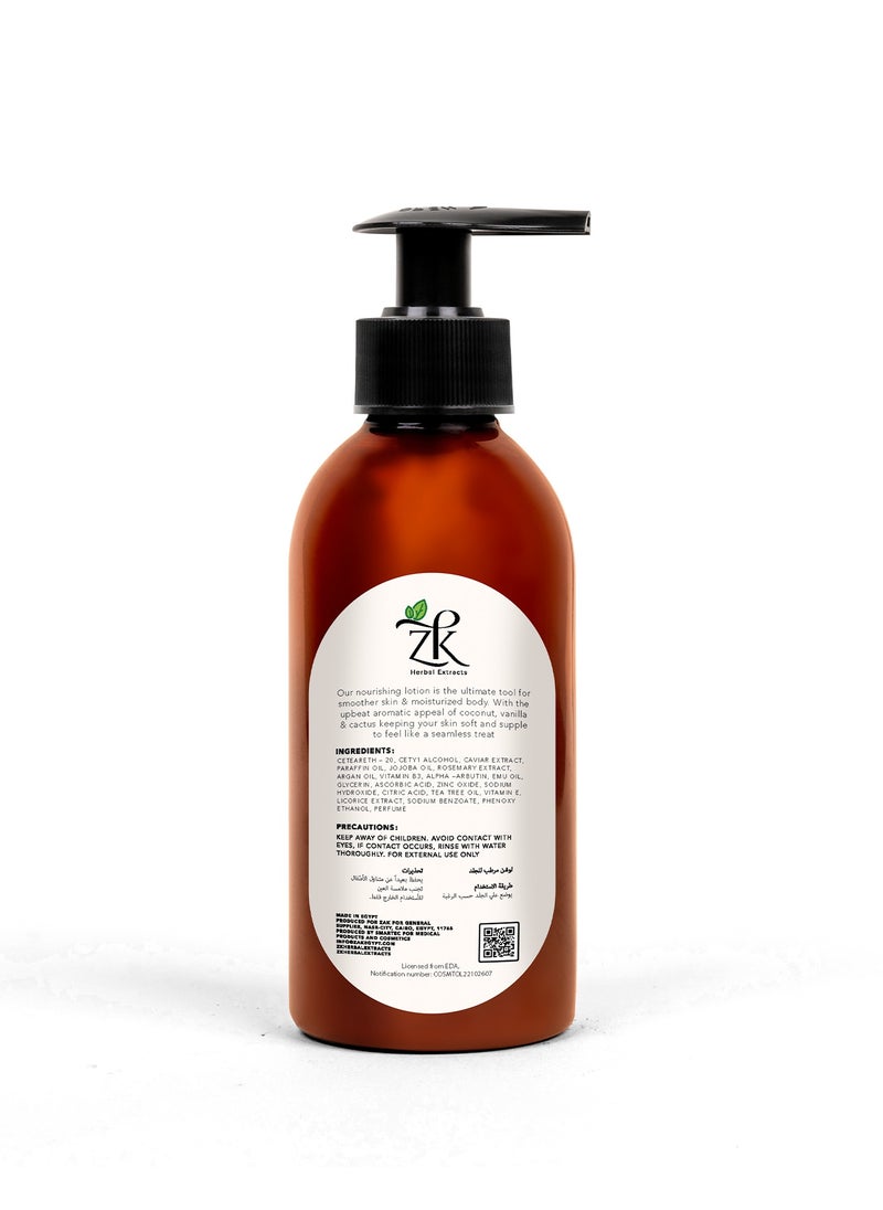 ZK Herbal Extracts - ZK Soft & Sweet Tropic Aloe body lotion - Image 1