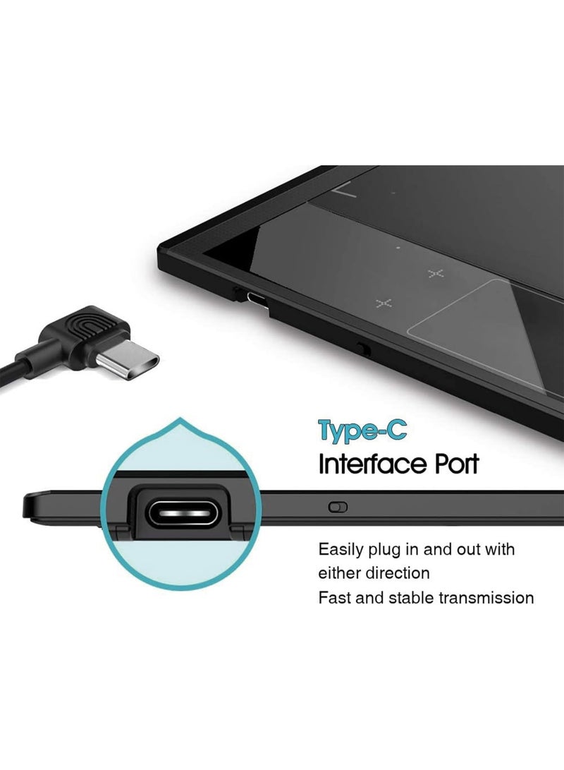 VEIKK Graphics Drawing Tablet A30, 4 Touch Keys 1 Touch Panel, Linux Support, 10x6 Inch Drawing Pad with 8192 Levels Battery-Free Pen Electronic Drawing Tablet for PC/Android/Mac OS/Windows - Image 3