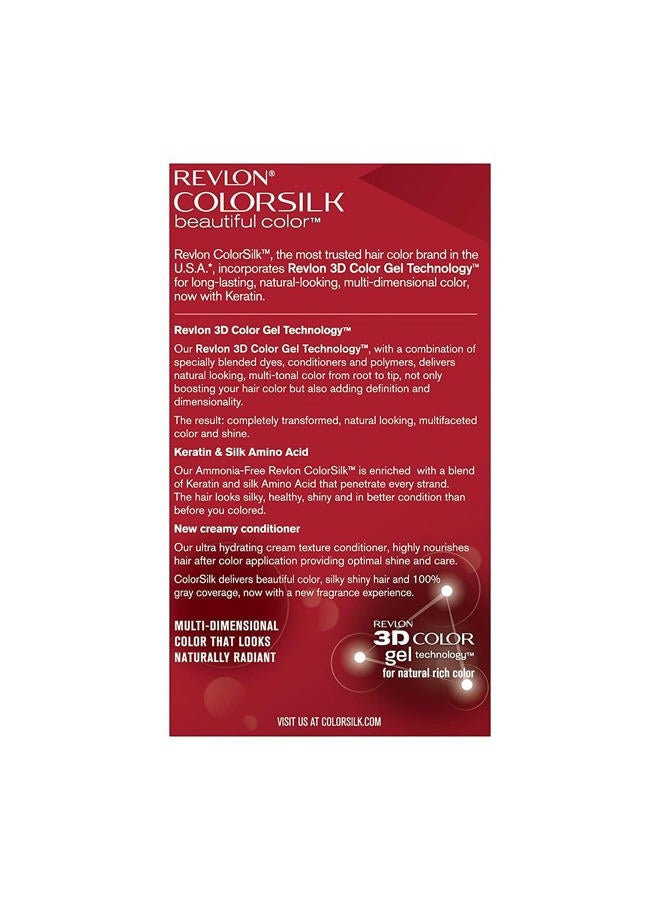 Revlon ColorSilk Beautiful Color 41 Medium Brown 1 ea (Pack of 5) - Image 2