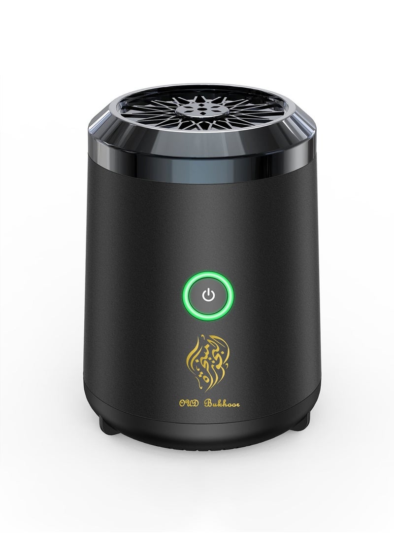 Oud Bukhoor New Style Car USB Type-C Power Rechargeable Incense Burner Black | Lite & Portable Edition - Image 4