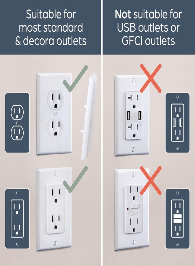 Dreambaby CoverPlug Paintable Outlet Plug Cover for Baby Safety -Electrical Wall Plate Socket Guard Protector (4 Pack) - Image 5