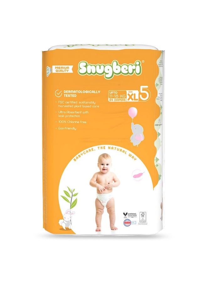 Snugberi Diaper Size 5 X large 11-18kg - Mega Pack 54's - Image 1