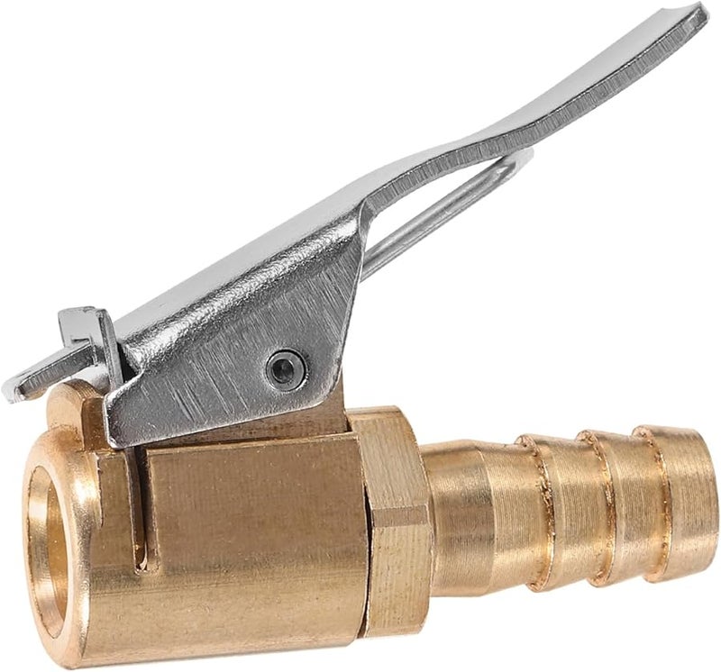 منفاخ الإطارات الذهبي مع ضاغط الهواء، خرطوم، مشبك نفخ، فوهة، تشاك، إكسسوارات السيارات - Image 2