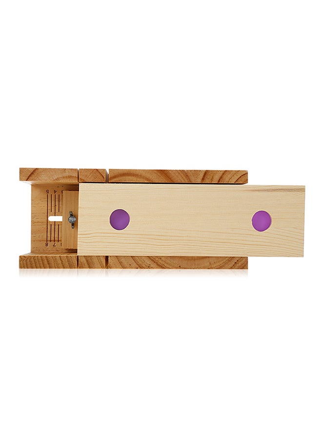 Wooden Soap Loaf Cutter Mould Brown 30x14x14centimeter  - Image 3