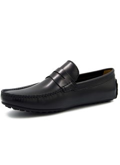 Posh La vie Men's Geniune Leather Penny Loafers Slip-on Flat Driving Shoes Black/Brown Casual & Formal Wear - pzsku/ZE19DB9DB15231B9A0757Z/45/_/1689169222/c04d550b-f46b-4d3f-a302-0801b02f12c5