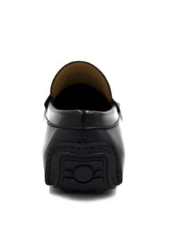 Posh La Vie Posh La vie Men's Geniune Leather Penny Loafers Slip-on Flat Driving Shoes Black/Brown Casual & Formal Wear  - Image 4