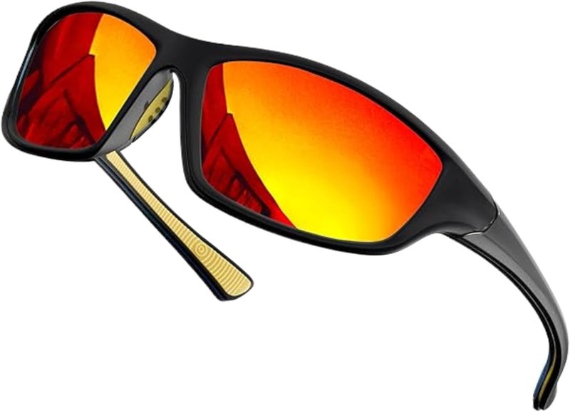 Upgraded quality Fishing, Surfing, Hiking, Cycling and Running Sports Sunglasses with UV400 Protection Lightweight with Anti-Slip Function Single & bulk use compatible