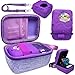 JCHPINE Hard Carrying Case and Silicone Cover for Bitzee Disney Interactive Digital Pet Protective Case for Bitzee Disney Virtual Electronic Pets Accessories Purple - Image 3