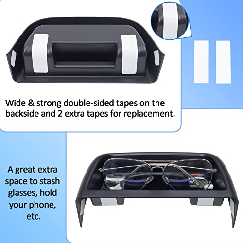TOPINSTALL Dash Center Console Tray Compatible with Ford Bronco Sport 2021-2024 Accessories (CX430), Dashboard Insert ABS Plastic Storage Organizer Phone Holder Coin Container (Not for 2025) - Image 5
