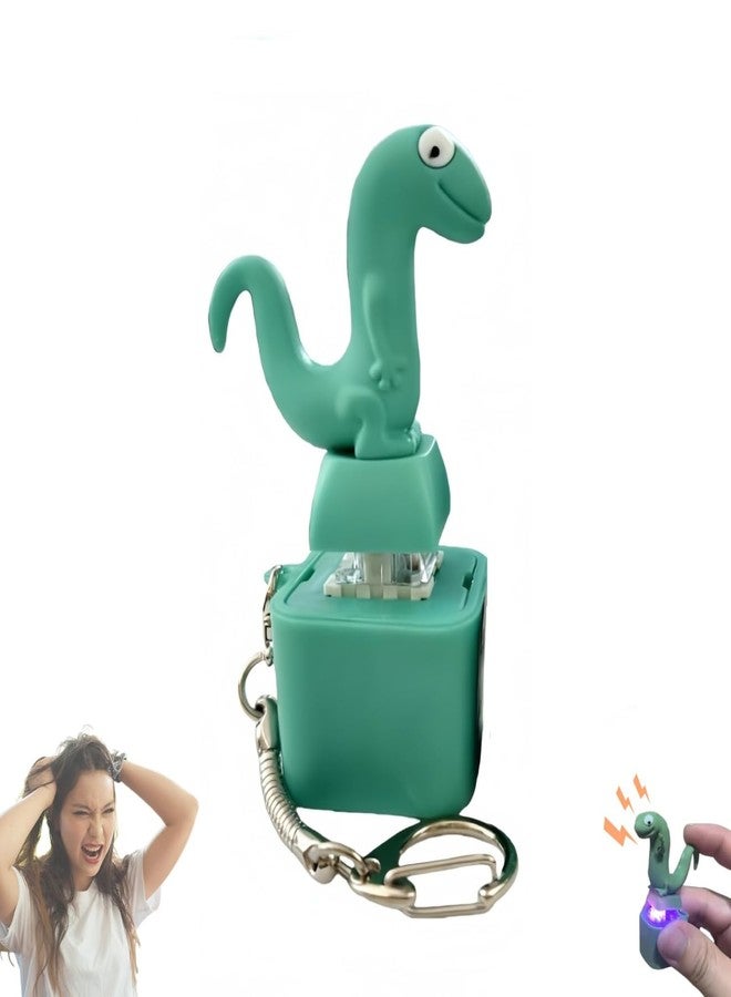 Homeaura® Lizard Button Keychain - Rechargeable with Lights and Sound | Stress Relief & Anxiety Toy for Adults, Teens, Kids - Image 1