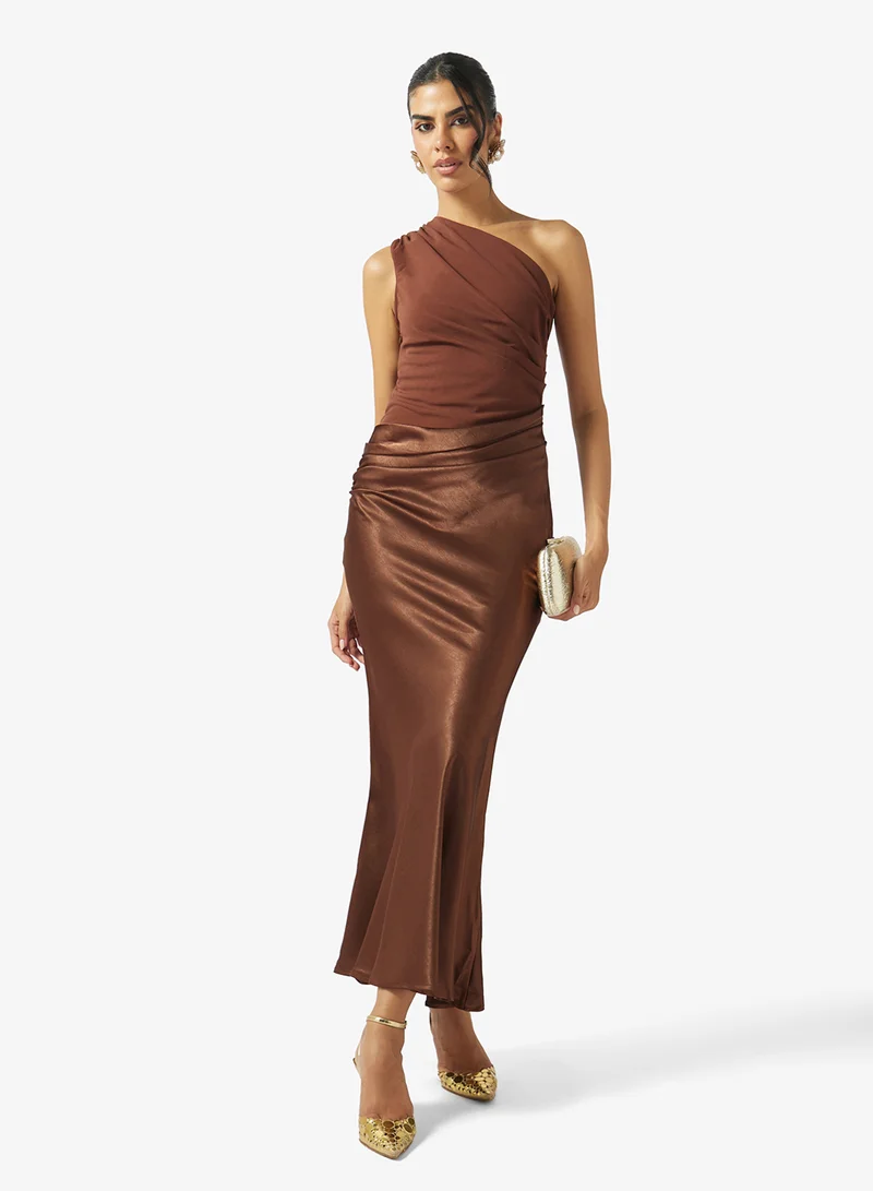 Ella Limited Edition  One Shoulder Draped Dress for Women | Best Price UAE