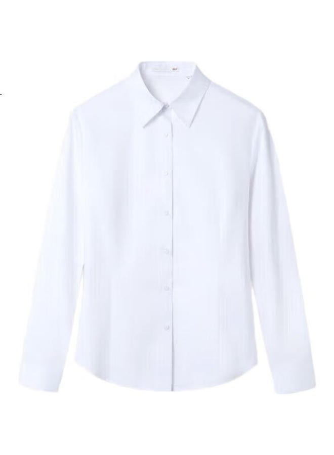 HLA Long Sleeve Shirt Spring Business Commute Solid Color Formal Shirt Women'S Wear - Image 1