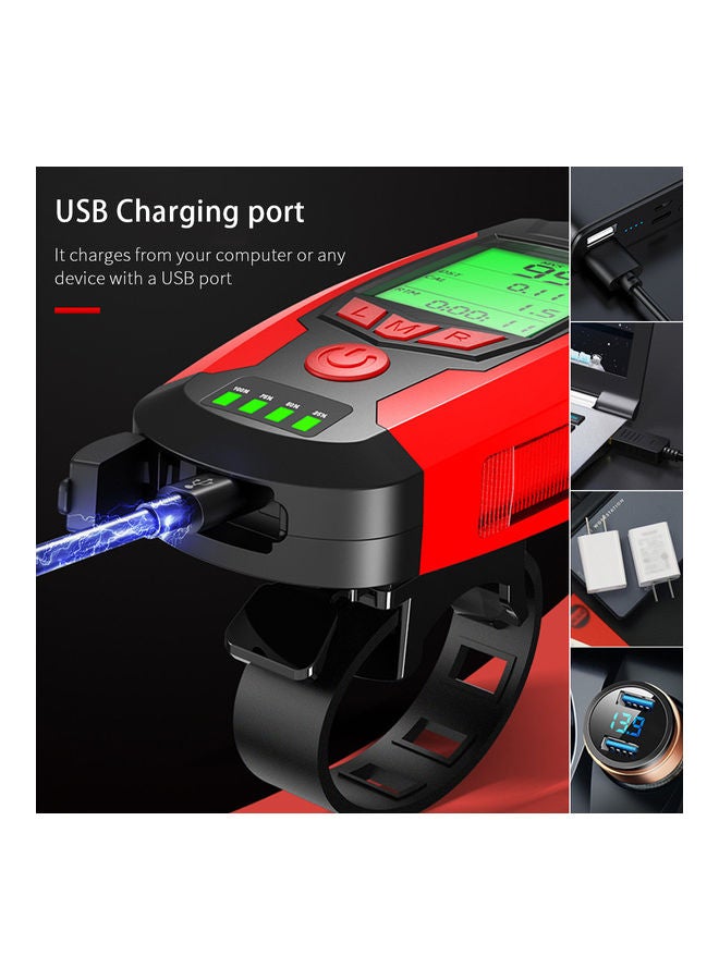 نيبمينينت مصباح دراجة أمامي بمنفذ USB وقابل للشحن - Image 4