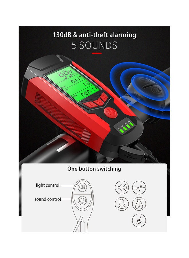 نيبمينينت مصباح دراجة أمامي بمنفذ USB وقابل للشحن - Image 5