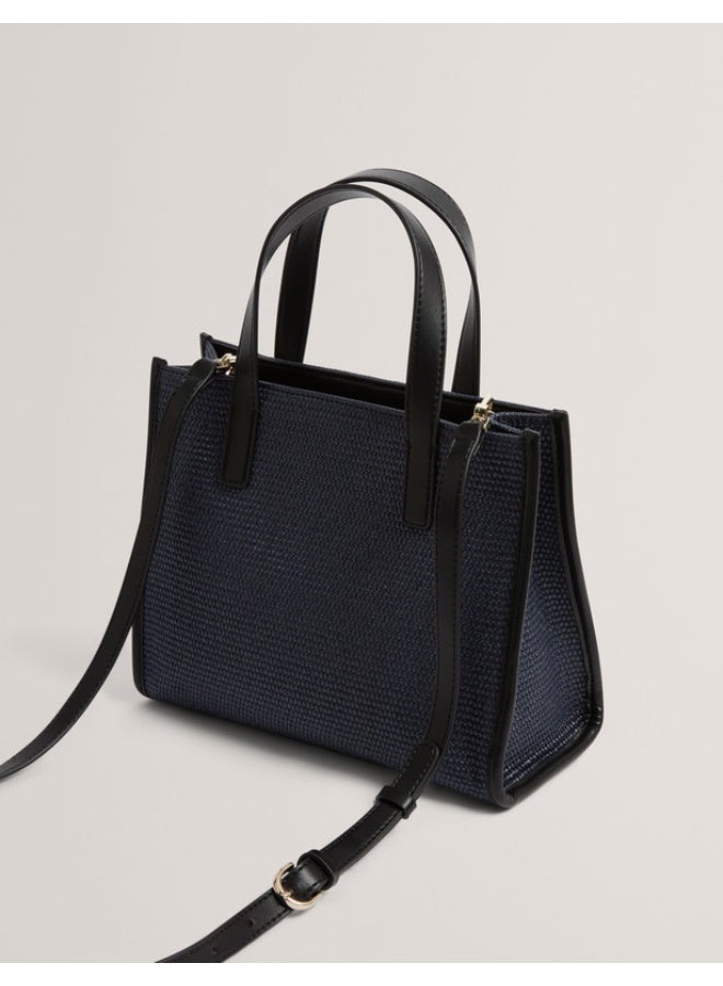 Ted Baker حقيبة أيقونية صغيرة من الرافية الاصطناعية - Image 4