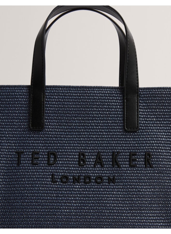 Ted Baker حقيبة أيقونية صغيرة من الرافية الاصطناعية - Image 3